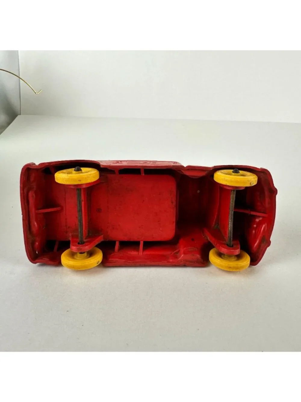 Lot of Three Auburn Hard Rubber Fire Trucks USA Vintage Model Toys